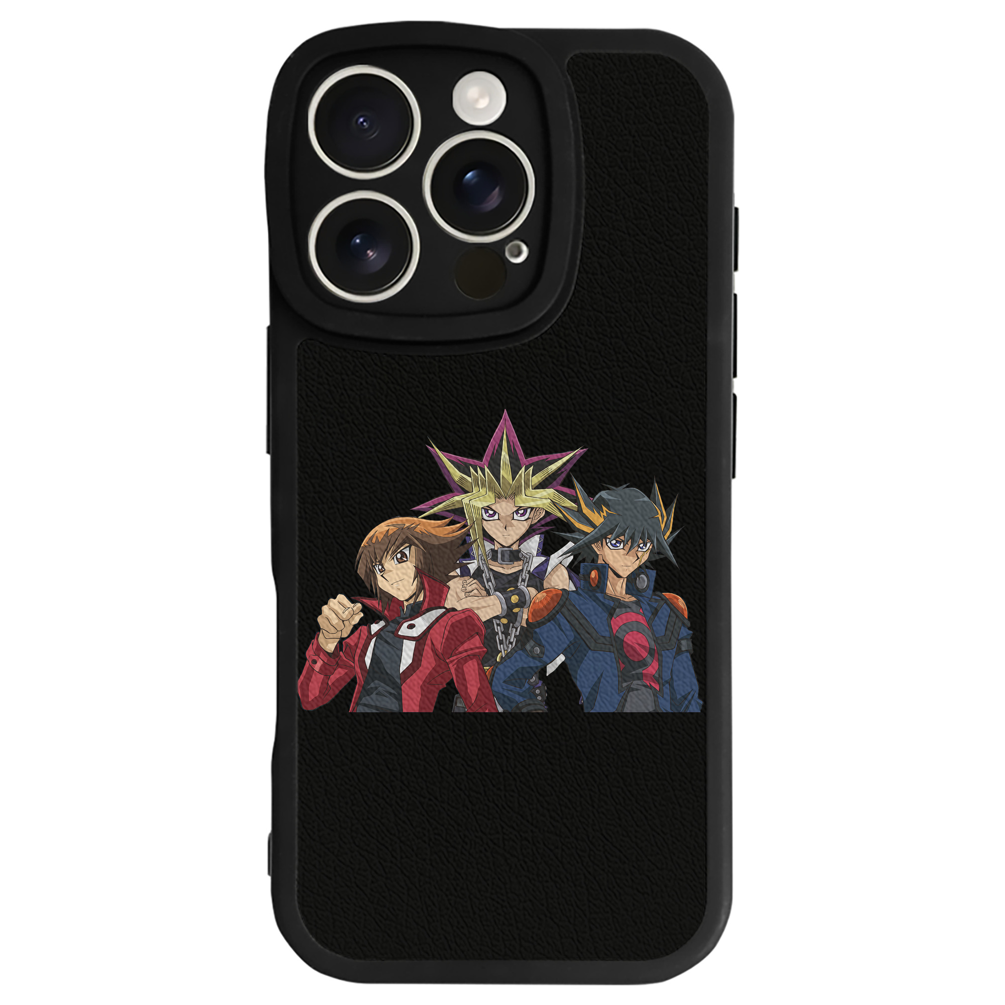 遊☆戯☆王 Yu-Gi-Oh! 【iPhone 16シリーズ対応】シリコンスマホケース（レザー調） 材質：シリコン